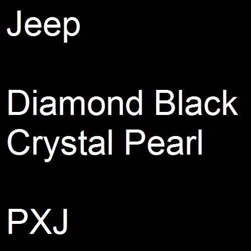 Jeep, Diamond Black Crystal Pearl, PXJ.